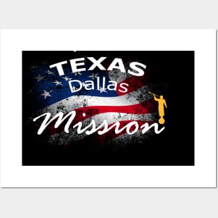 Texas Dallas Mormon LDS Mission Missionary Gift Posters and Art